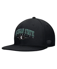 Top of the World Men's Black Michigan State Spartans Bullpen Snapback Hat