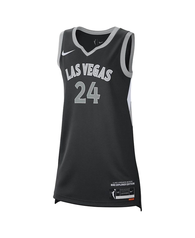 Nike Men's and Women's Jewell Loyd Black Las Vegas Aces Explorer Edition Victory Jersey
