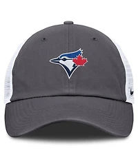Nike Men's Gray Toronto Blue Jays Adjustable Trucker Hat
