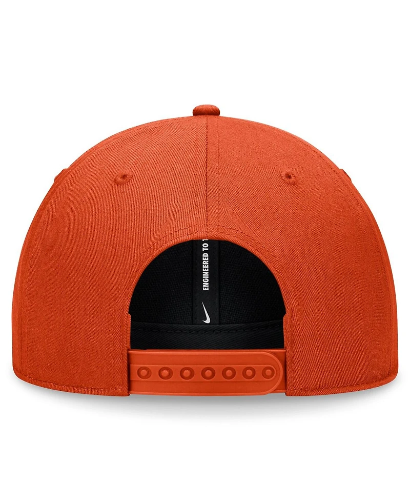 Nike Men's Orange Clemson Tigers Primetime Rise Adjustable Hat