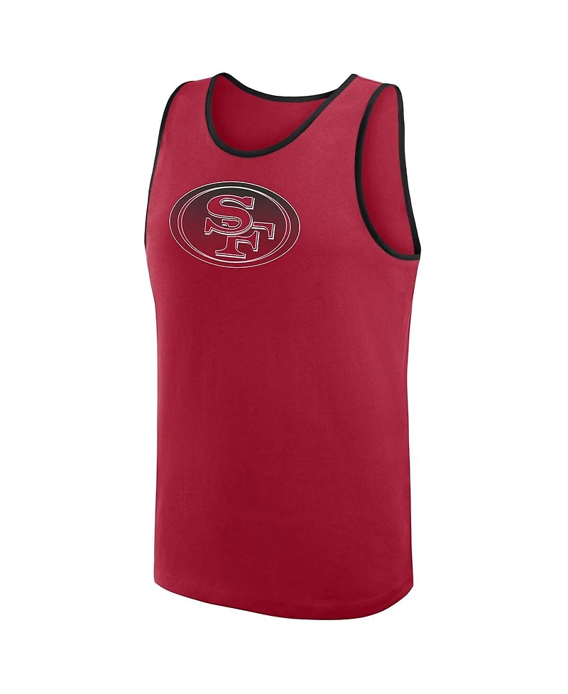 Logo Athletic Men's Scarlet San Francisco 49ers Unmatched Success Tank Top