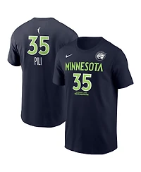 Nike Men's Alissa Pili Navy Minnesota Lynx Explorer Edition Name Number T-Shirt