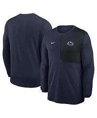 Nike Men's Navy Penn State Nittany Lions 2025 Sideline Coach Uv Performance Long Sleeve T-Shirt