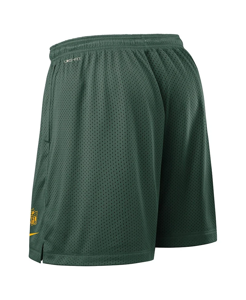 Nike Men's Green Bay Packers Sideline Reversible Performance Shorts