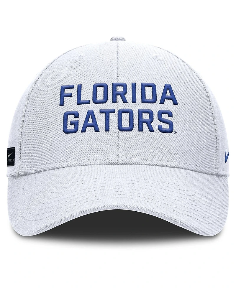 Nike Men's White Florida Gators Rise Practice Adjustable Hat