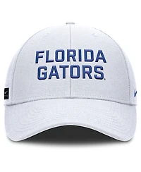 Nike Men's White Florida Gators Rise Practice Adjustable Hat