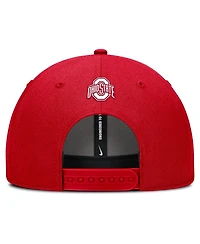 Nike Men's Scarlet Ohio State Buckeyes Rise Practice Adjustable Hat