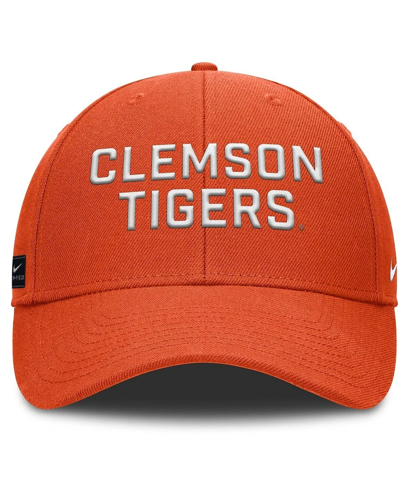 Nike Men's Orange Clemson Tigers Rise Practice Adjustable Hat