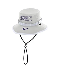 Nike Men's Gray Lsu Tigers 2025 Sideline Apex Boonie Performance Bucket Hat