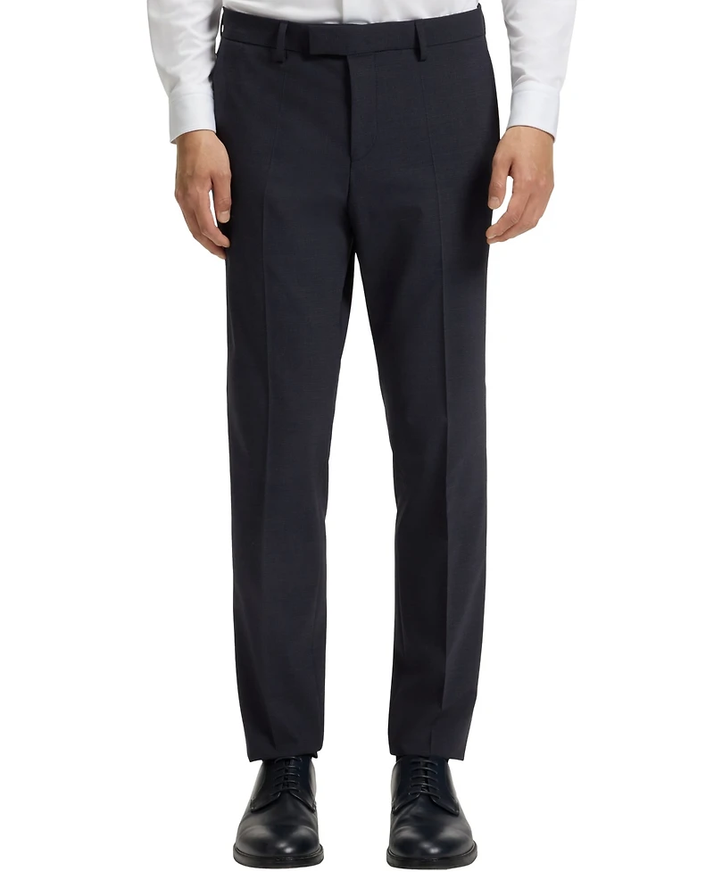 Boss by Hugo Men's Washable Micro-Patterned Stretch Fabric Slim-Fit Suit