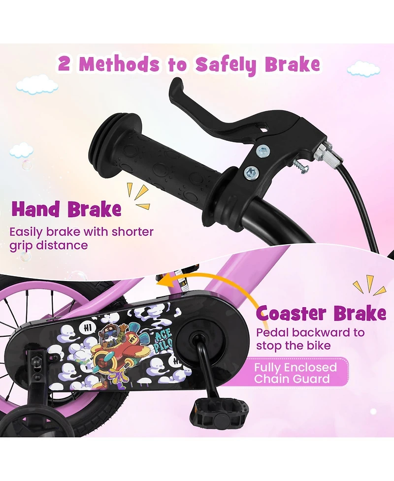 Kids Bike for 3-5 Years Old Sport Bicycle with Adjustable Handlebar and Saddle