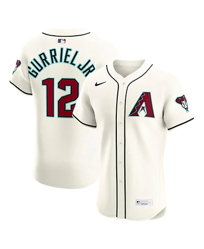 Nike Men's Lourdes Gurriel Jr. Cream Arizona Diamondbacks Home Elite Jersey