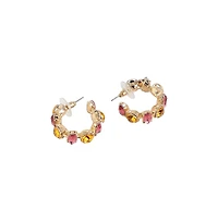 Sohi Stone Hoop Earrings