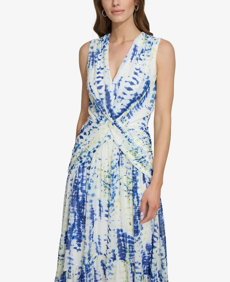 Dkny Women's Tie-Dyed Midi Dress