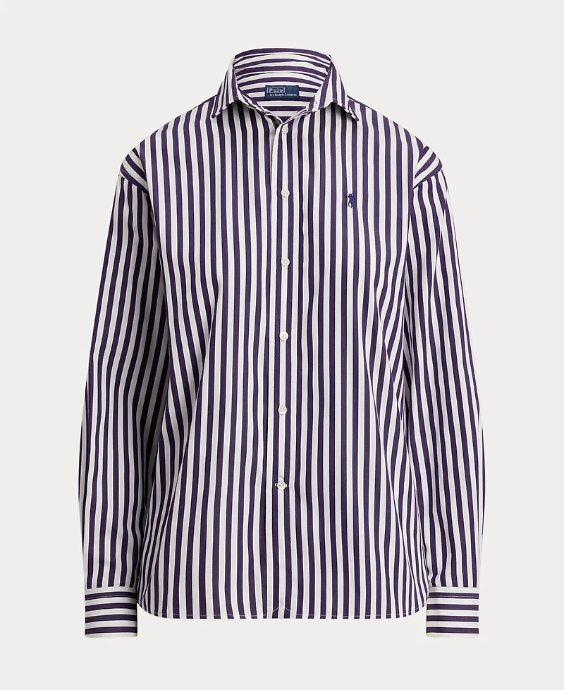 Polo Ralph Lauren Women's Relaxed-Fit Striped Cotton Shirt