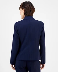 Le Suit Women's Notch-Collar One-Button Pantsuit Set, Regular & Petite