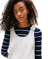 Tommy Jeans Women's Scoop-Neck Sleeveless Pinafore Dress