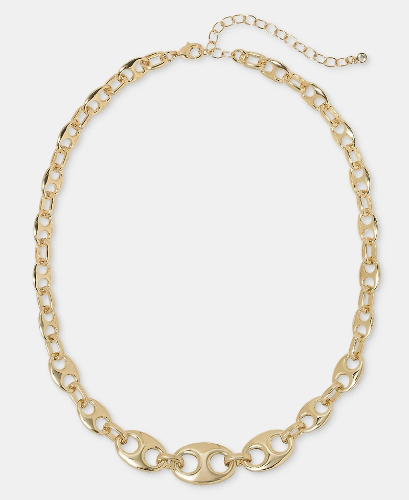 On 34th Link Collar Necklace, 16" + 3" extender, Macy's Exclusive