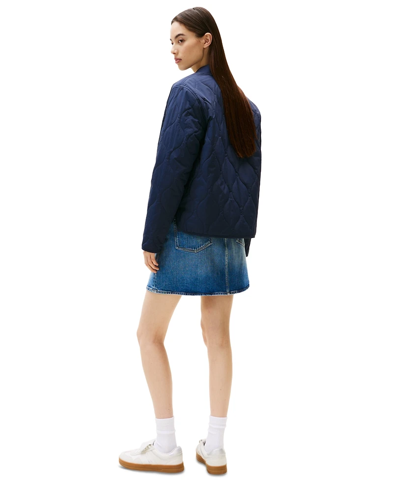 Tommy Jeans Women's Onion Quilt Logo Jacket