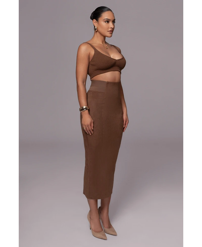 Jluxlabel Women's Phoenix Suede Skirt