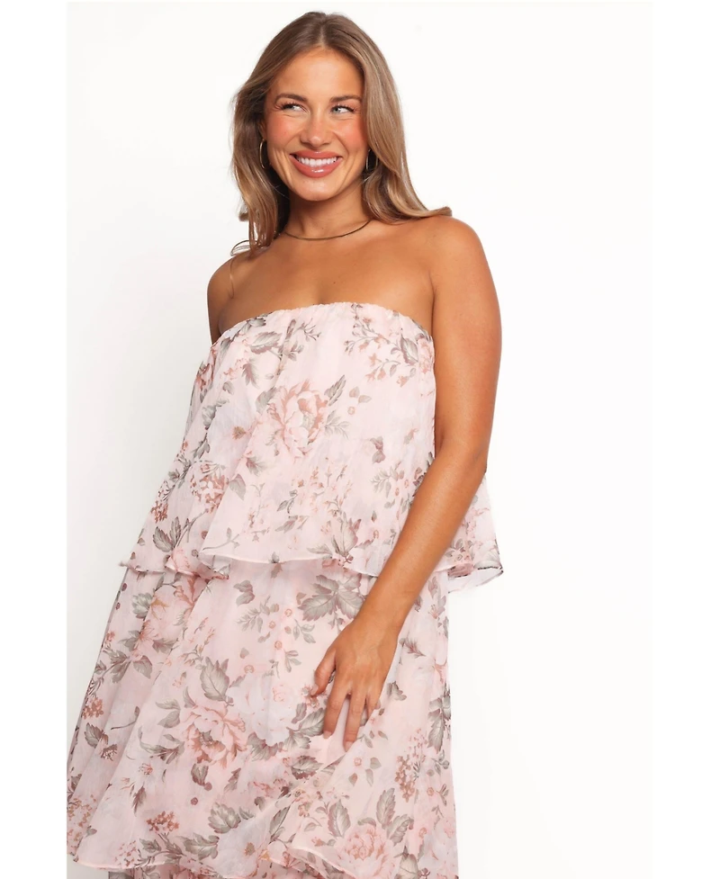 Petal and Pup Women's Bloom Strapless Maxi Dress