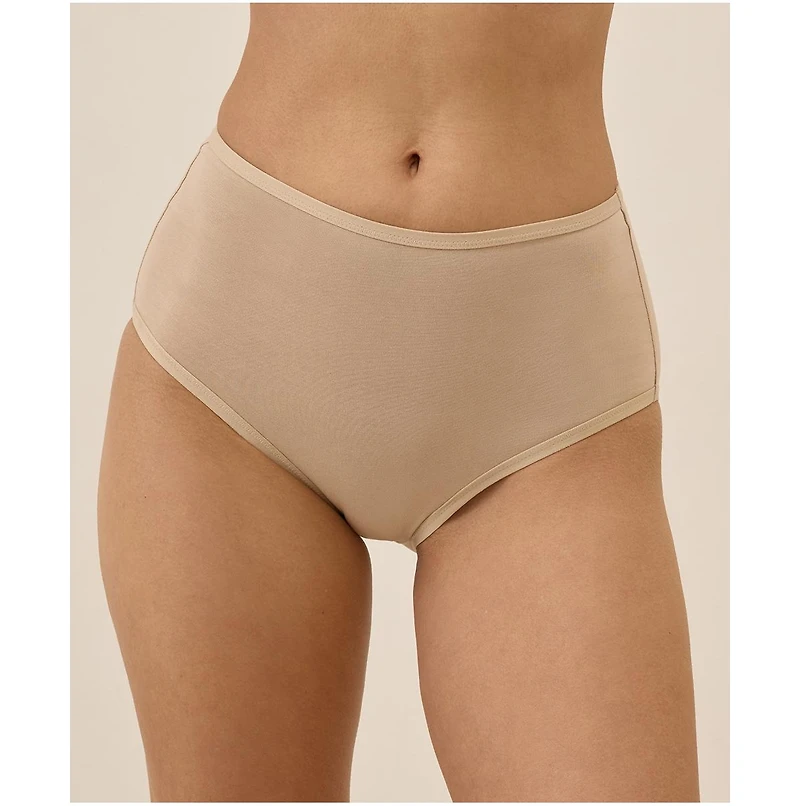 Pact Organic Cotton Everyday High Rise Brief 6-Pack