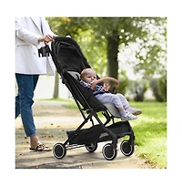Slickblue Baby Stroller with Adjustable Backrest Footrest One-Click Fold Cup Holder and Carry Bag