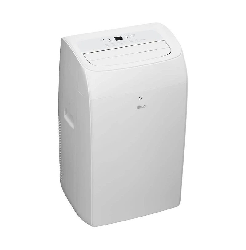 Lg 10,000 Btu Smart Wi-Fi Portable Air Conditioner/Heater with Lcd Remote - White