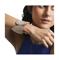 Sohi Crystal Fan Cuff Bracelet