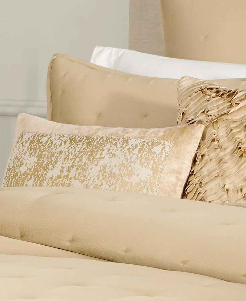 Donna Karan Home Distressed Decorative Pillow, 20" x 14"