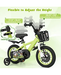 12 Inch Kids Bike for 3-8 Years Old Sport Bicycle with Adjustable Handlebar and Saddle