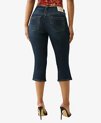 True Religion Women's Low Rise Capri Jeans
