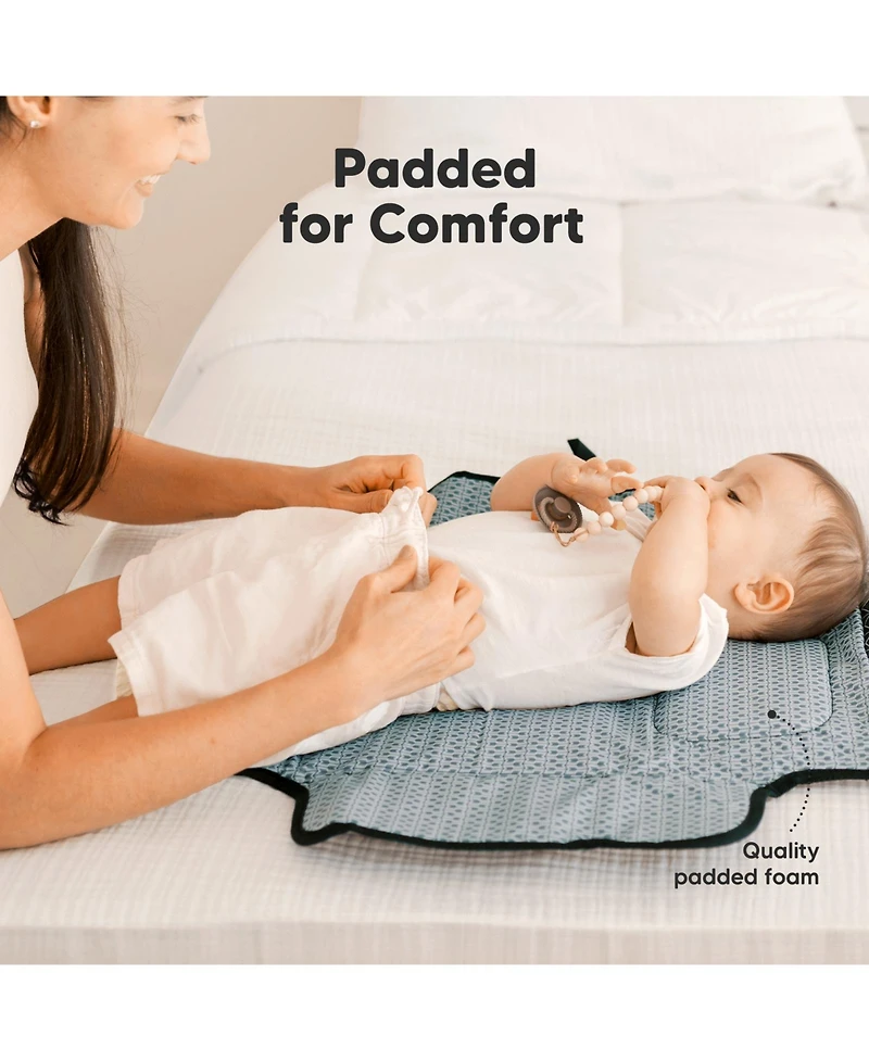 KeaBabies Ezee Diaper Changing Pad, Portable Mat, Waterproof Foldable Pad