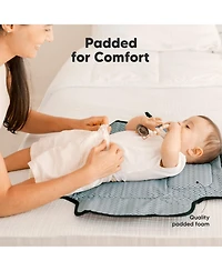 KeaBabies Ezee Diaper Changing Pad, Portable Mat, Waterproof Foldable Pad