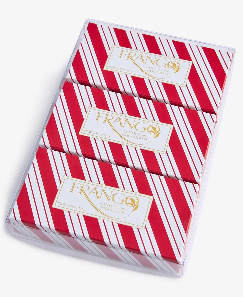 Frango Chocolates 3 Pack Holiday 1/3 Lb Holiday Candy Cane Box of Chocolates, Created for Macy's