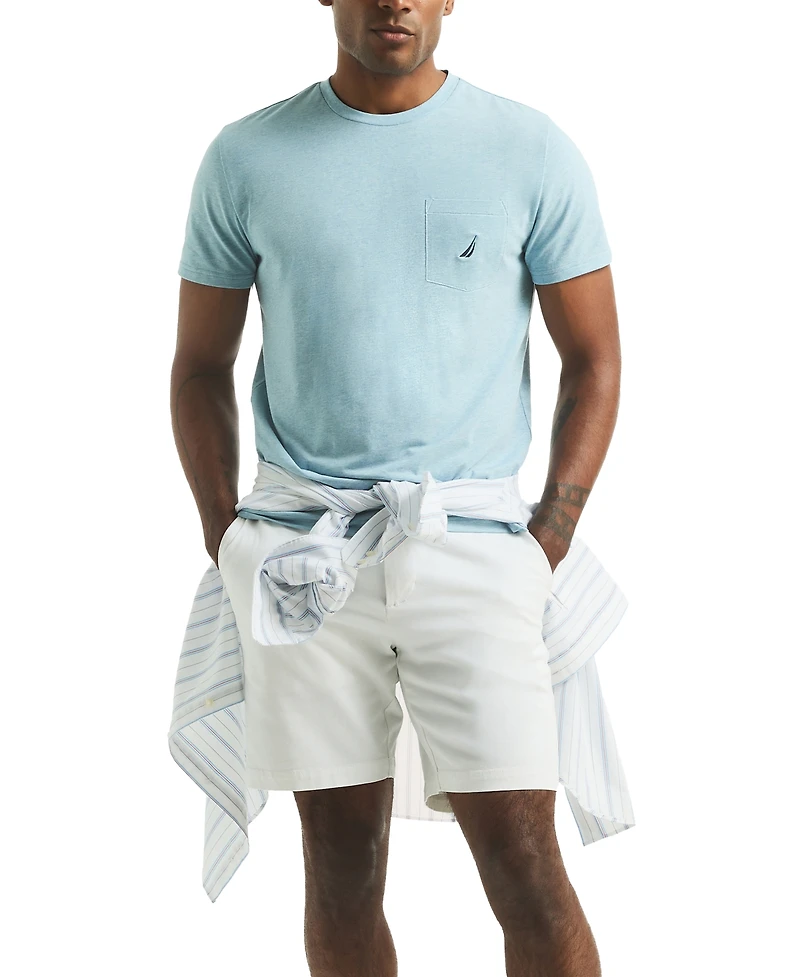 Nautica Men's Classic-Fit Solid Crew Neck Pocket T-Shirt