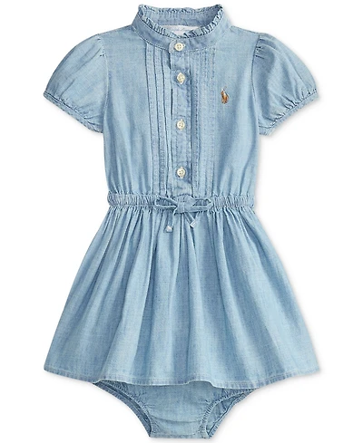 Polo Ralph Lauren Baby Girls Chambray Dress