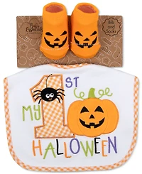 Baby Essentials Baby My 1st Halloween Bib & Socks, 2 Piece Set