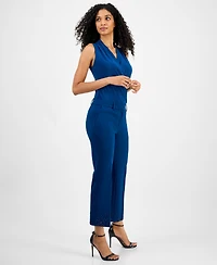 Anne Klein Women's Embellished Mid-Rise Capri Pants
