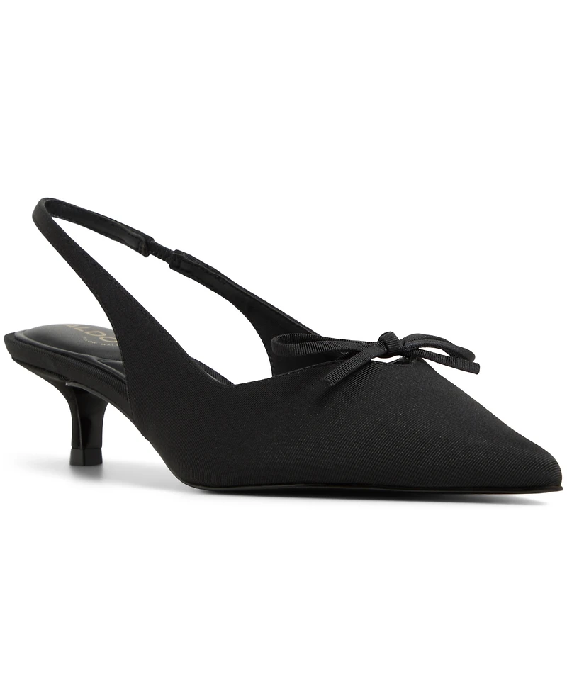 Aldo Women's Azizza Sling-Back Bow Kitten Heel Pumps