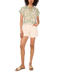 Vince Camuto Women's Shirred-Neck Peasant Blouse