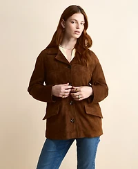 Furniq Uk Women's Suede Jacket, Created for Macy's