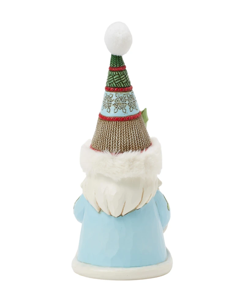 Jim Shore Holiday Gnome Wreath and Hat Figurine
