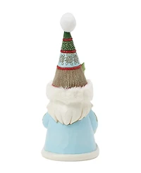 Jim Shore Holiday Gnome Wreath and Hat Figurine
