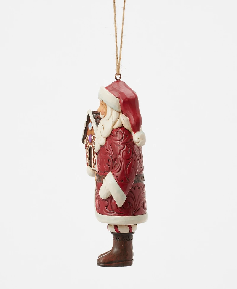 Jim Shore Gingerbread Santa Ornament