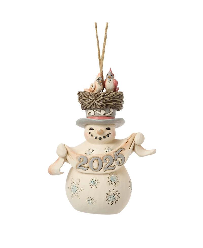 Jim Shore Wdlnd Dated 2025 Snowman Ornament