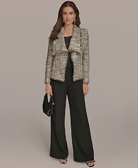 Donna Karan New York Women's Belted Tweed Jacket