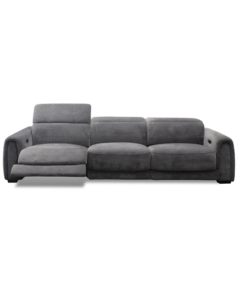 Brownell 3-Pc. Sofa Sectional with 3 Power Motion Chairs, Exclusively at Macy's