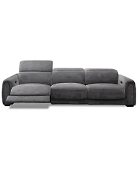 Brownell 3-Pc. Sofa Sectional with 3 Power Motion Chairs, Exclusively at Macy's