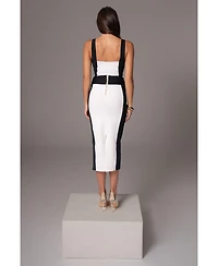 Jluxlabel Celebration Colorblock Midi Skirt